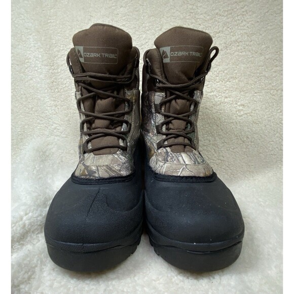 Ozark Trail Hiker Boots Sz 9 Hunting Hiking Thinsulate Camo Realtree Camping - Picture 2 of 11